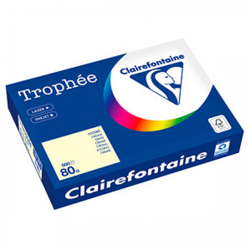 Clairefontaine Kopierpapier Trophée sand DIN A4 80 g/qm 500 Blatt