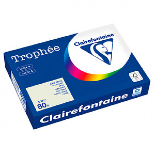 Clairefontaine Kopierpapier Trophée grau DIN A4 80 g/qm 500 Blatt