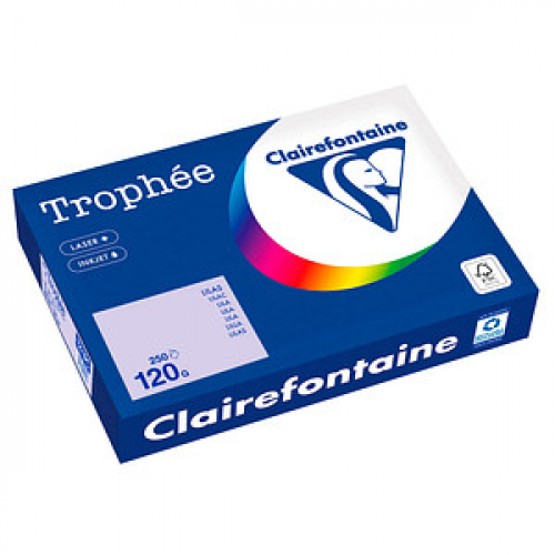 Clairefontaine Kopierpapier Trophée lila DIN A4 120 g/qm 250 Blatt