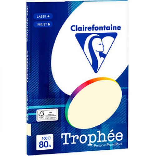 Clairefontaine Kopierpapier Trophée sand DIN A4 80 g/m² 100 Blatt