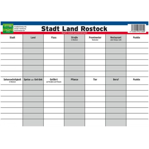 Rostock "Stadt Land Rostock"