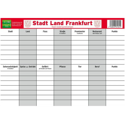 Frankfurt "Stadt Land Frankfurt"