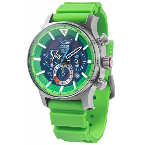 Vostok Europe VR42-595A733 Herren-Solaruhr Expedition North Pole Polar Spruce Grün