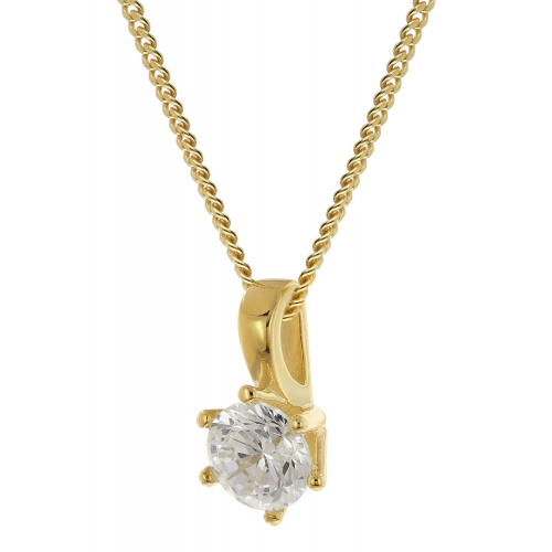 GLIZZ GL8794 Schmuck-Anhänger Gold 333/8K mit Halskette