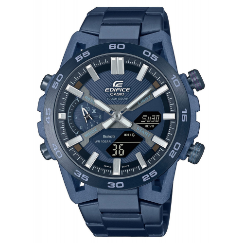 Casio ECB-2000CB-2AEF Edifice Herrenuhr Sospensione Solar Bluetooth Blau