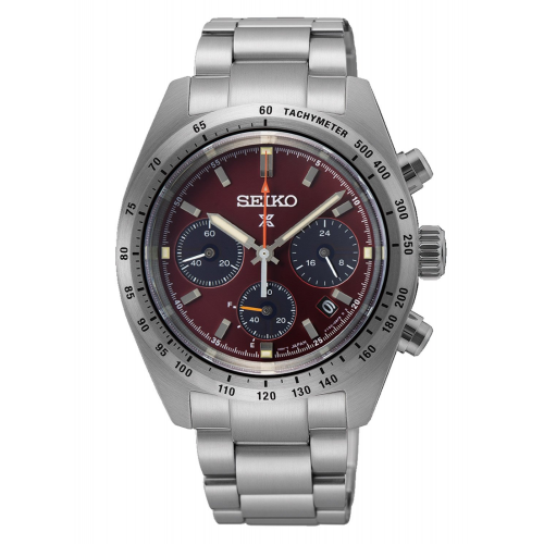 Seiko SSC953P1 Prospex Speedtimer Herrenuhr Solar Weinrot LE