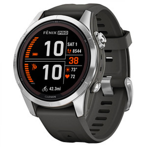 GARMIN fēnix 7S Pro Smartwatch schwarz, silber