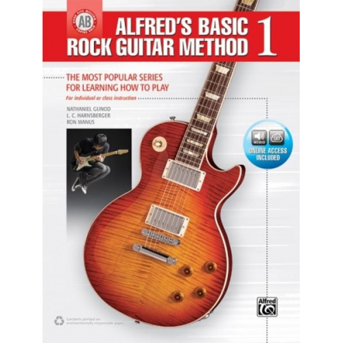 Nathaniel Gunod L. C. Harnsberger Ron Manus - Alfred's Basic Rock Guitar Method 1