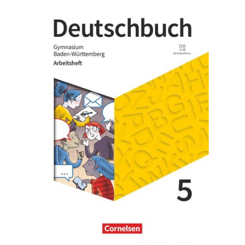 Deborah Mohr Angela Mielke Cordula Grunow Christoph Oldeweme Sandra Simberger - Deutschbuch Gymnasium 5. Schuljahr - Baden-Württemberg 2025 - Arbeitsheft mit Lösungen und Erklärfilmen
