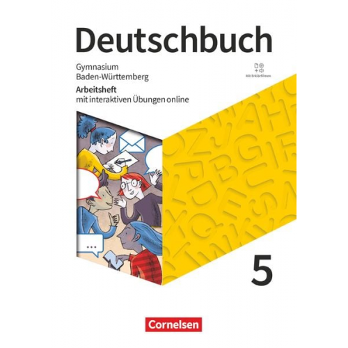Deborah Mohr Angela Mielke Cordula Grunow Christoph Oldeweme Sandra Simberger - Deutschbuch Gymnasium 5. Schuljahr - Baden-Württemberg 2025 - Arbeitsheft mit interaktiven Übungen online