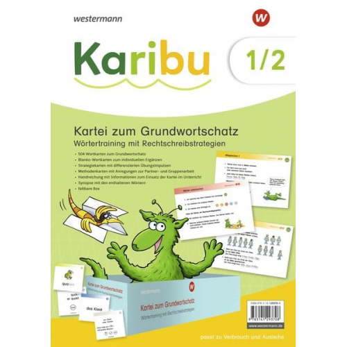 Karibu Kartei Grundwortsch. 1/2 +Rechtschreibstrategien 2024