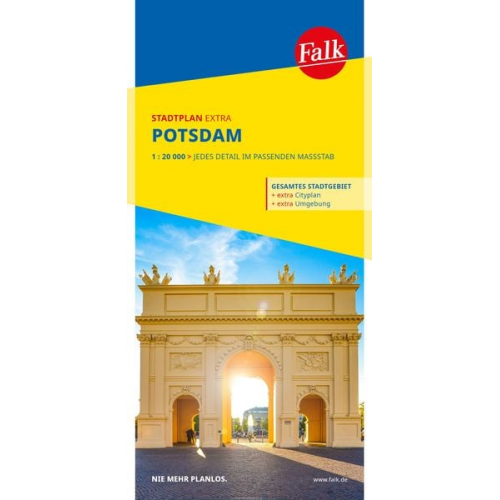 Falk Stadtplan Extra Potsdam 1:20.000
