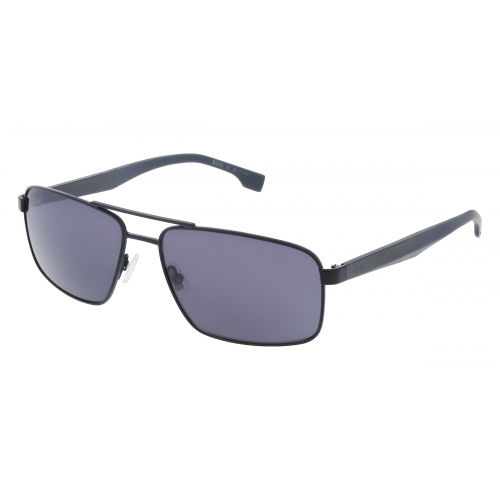 Boss 1580/S Herren-Sonnenbrille Vollrand Eckig Edelstahl-Gestell, grau