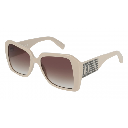 Karl Lagerfeld KL6140S Damen-Sonnenbrille Vollrand Eckig TR90-Gestell, gelb