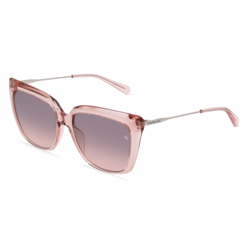 Calvin Klein Jeans CKJ22601S Damen-Sonnenbrille Vollrand Butterfly Kunststoff-Gestell, pink