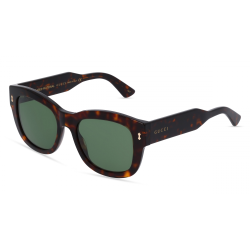 Gucci GG1110S Damen-Sonnenbrille Vollrand Butterfly Bio-Acetat-Gestell, braun