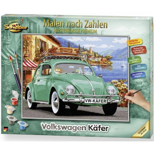 Schipper 609130912 - Malen nach Zahlen, Volkswagen VW-Käfer, 40 x 50 cm