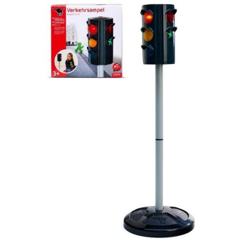 BIG 800055480 - Verkehrsampel Ampelmann/Ampelfrau, batteriebetrieben, Höhe: 71 cm