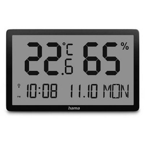 hama Lombok Thermometer schwarz