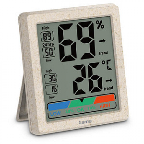 hama Ponza Thermometer braun