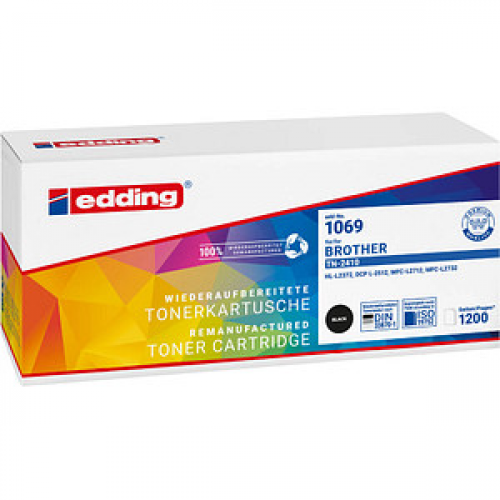 edding EDD-1069  schwarz Toner kompatibel zu brother TN-2410