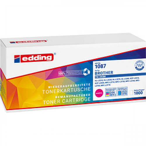 edding EDD-1087  magenta Toner kompatibel zu brother TN-243M