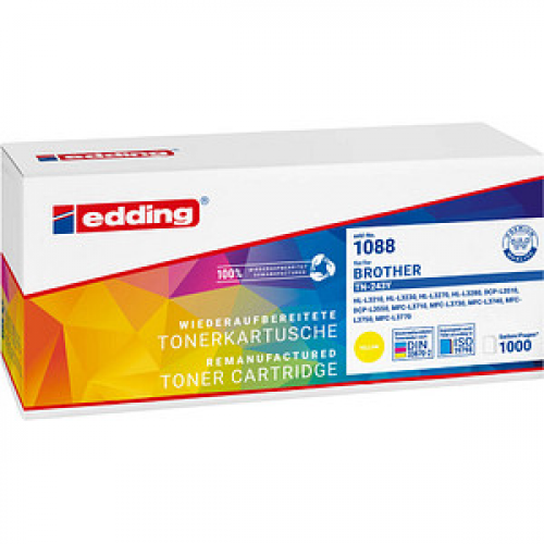 edding EDD-1088  gelb Toner kompatibel zu brother TN-243Y