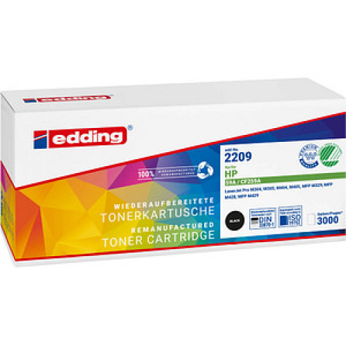 edding EDD-2209  schwarz Toner kompatibel zu HP 59A (CF259A)