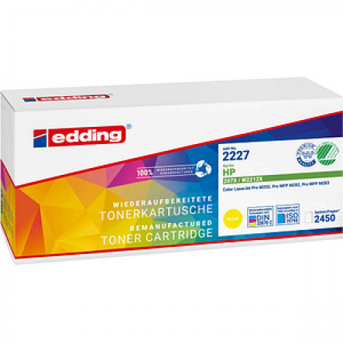 edding EDD-2227  gelb Toner kompatibel zu HP 207X (W2212X)