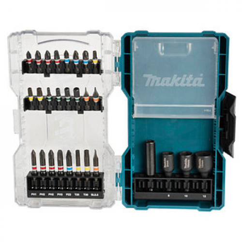 makita E-07048 Bit-Set, 28-teilig