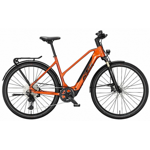 KTM MACINA SPORT SX 10, 11 Gang Kettenschaltung, Damenfahrrad, Trapez, Modell 2024, 28 Zoll 56 cm burnt orange (black)