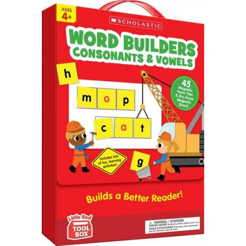 Little Red Tool Box: Word Builders: Consonants & Vowels