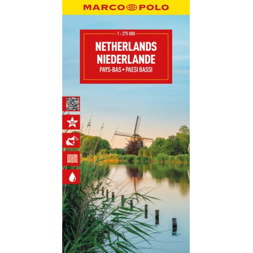 MARCO POLO Reisekarte Niederlande 1:275.000