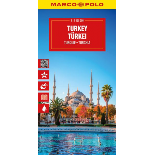 MARCO POLO Reisekarte Türkei 1:1 Mio.