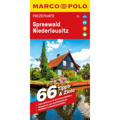 MARCO POLO Freizeitkarte 20 Spreewald, Niederlausitz 1:100.000