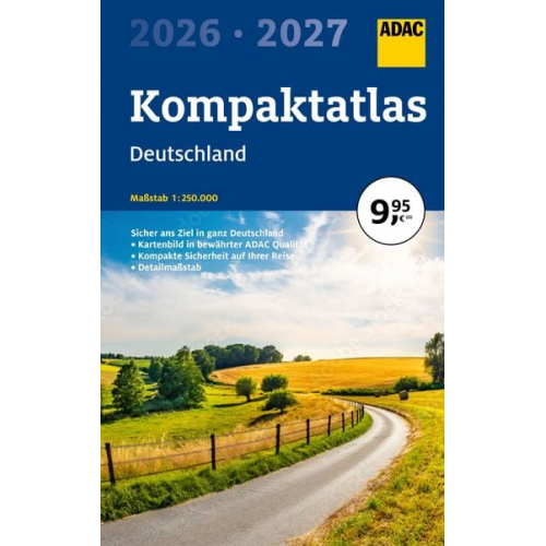 ADAC Kompaktatlas 2026/2027 Deutschland 1:250.000