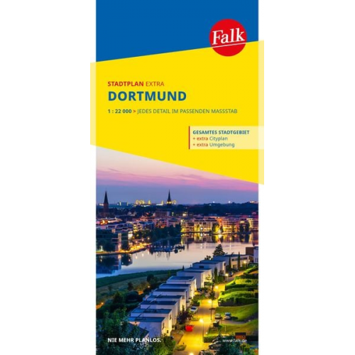 Falk Stadtplan Extra Dortmund 1:22.000