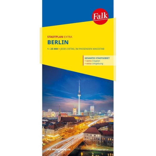 Falk Stadtplan Extra Berlin 1:25.000