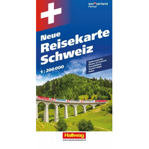 Neue Reisekarte Schweiz