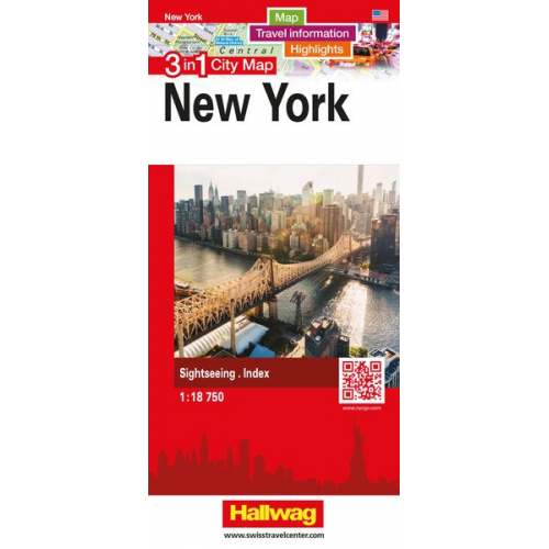 Hallwag Stadtplan New York