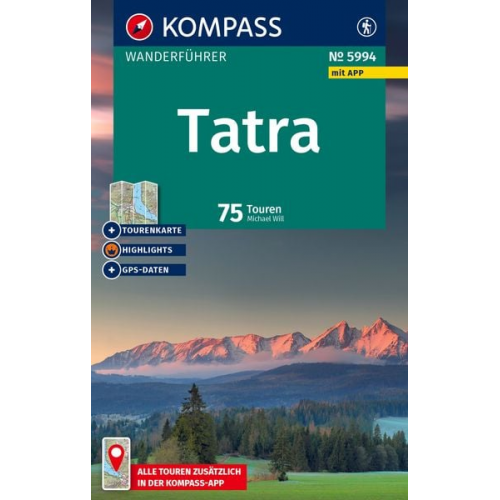 Michael Will - KOMPASS Wanderführer Niedere und Hohe Tatra, 75 Touren mit Extra-Tourenkarte