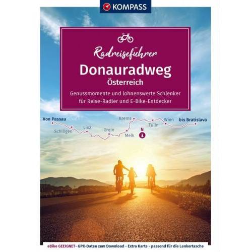 KOMPASS Radreiseführer Donauradweg Österreich