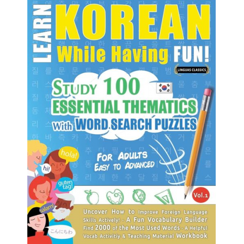 Linguas Classics - Learn Korean While Having Fun! - For Adults