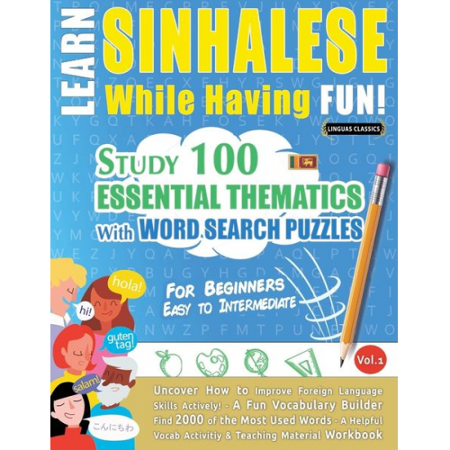 Linguas Classics - Learn Sinhalese While Having Fun! - For Beginners