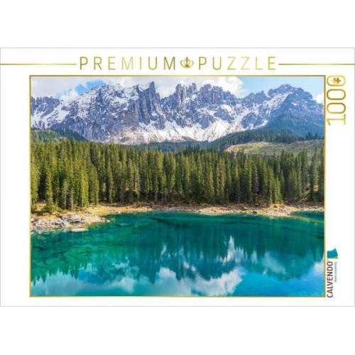 CALVENDO Puzzle Karer See, Südtirol | 1000 Teile Lege-Größe 64x48cm Foto-Puzzle für glückliche Stunden