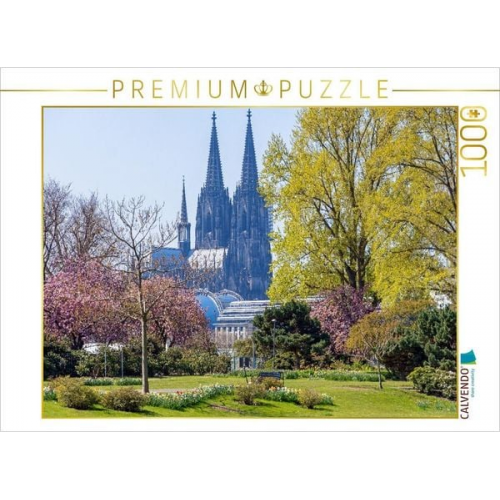 CALVENDO Puzzle Rheinpark, Köln | 1000 Teile Lege-Größe 64x48cm Foto-Puzzle für glückliche Stunden