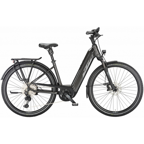 KTM MACINA STYLE XL (750 Wh), 11 Gang Kettenschaltung, Damenfahrrad, Deep, Modell 2024, 28 Zoll 60 cm machine grey (silver+black)