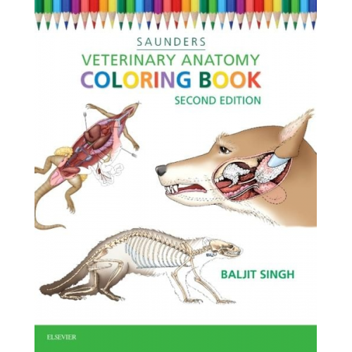 Singh Baljit - Veterinary Anatomy Coloring Book