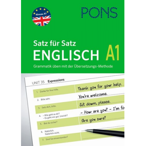 PONS Satz für Satz Englisch A1 / Grammatik