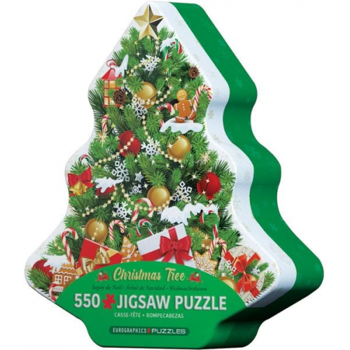 Eurographics 8551-5663 - Christmas Tree, 550 Blech Puzzle